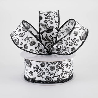 RIBBON | 1.5"X10YD | CHINOISERIE | BLACK/WHITE/GREY| RGF1576X6