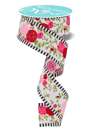 RIBBON | 1.5" X 10 YD | ROSES|  RGA891227