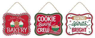 DIY WREATH KIT  | CHEF GINGY - BAKERY | BROWN/RED/WHITE/EMERALD | KIT055CG-26CAN