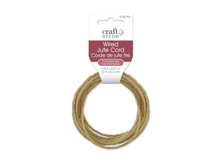 WREATH ACCENT | 1.6mmx3m (6-ply) | Wired Jute Cord/Garland | Natural | FL132A