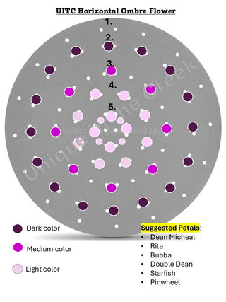 WREATH KIT | SUNSET FLOWER  | 2 TONE BURG/RED/ORANGE/YELLOW | KIT014SF-26can