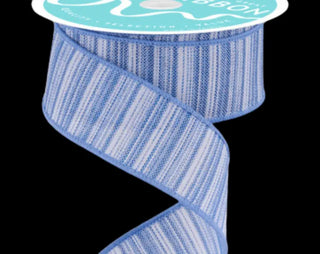 RIBBON | 1.5"X10YD | MULTI COLOR STRIPES| WHT//BLUE | RGF168319
