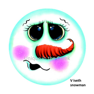 Vinyl Decal | Snowman | Iveth Wright | Winter | Christmas