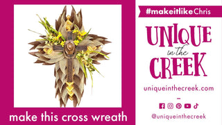 CROSS Wreath Board | DIY Wreath Frame | UNIQUE IN THE CREEK