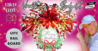 RAIL Wreath Board | DIY Wreath Frame | UNIQUE IN THE CREEK