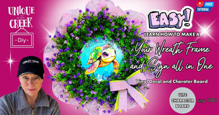 CHARACTER Wreath Board | DIY Wreath Frame | UNIQUE IN THE CREEK