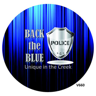 VINYL DECAL | BACK THE BLUE | PUBLIC SERVICE | EVERYDAY